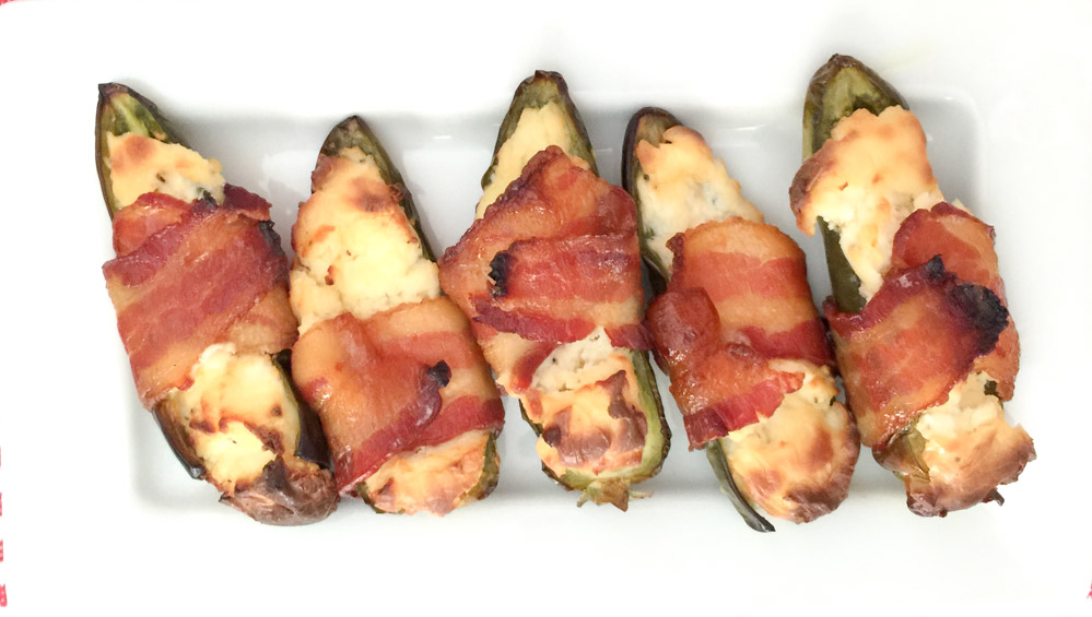 Bacon Jalapeno Goat Cheese Poppers
